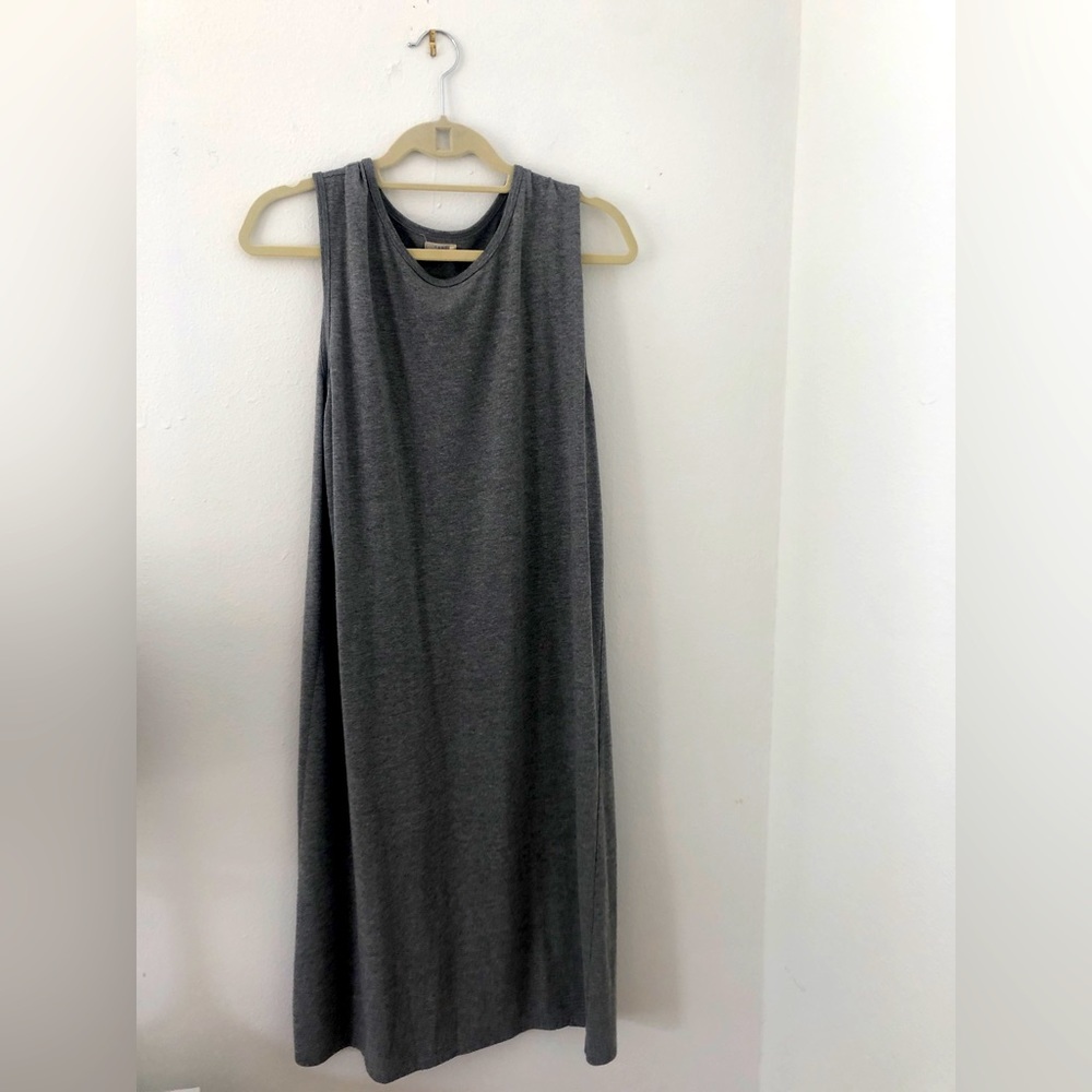 6397 Cotton and Modal Gray shift dress size Large